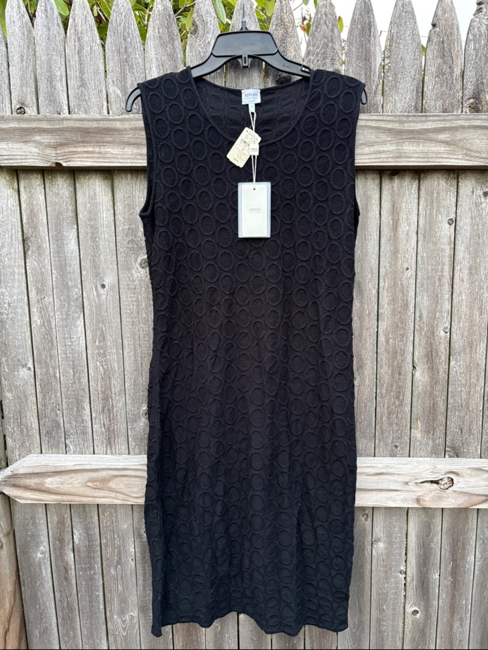Armani Collezioni Neiman Marcus vintage size 12 black dress. NWT!!